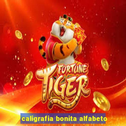 caligrafia bonita alfabeto